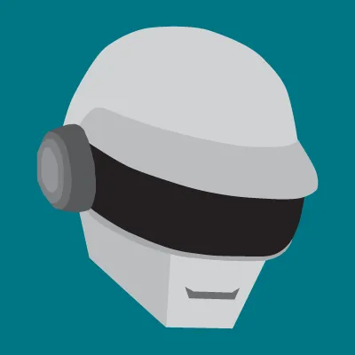 Thomas Bangalter, illustration by Walid Sodki