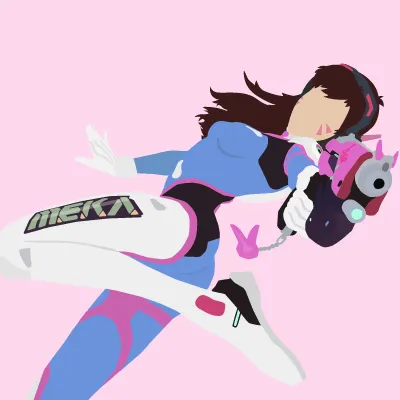 D.Va, illustration by Walid Sodki