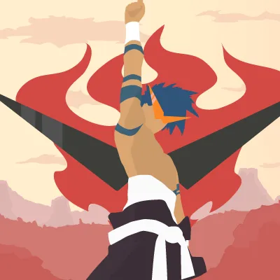 Kamina, illustration by Walid Sodki