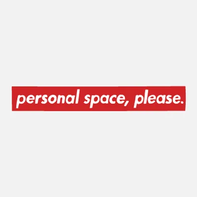 Personal Space Please, illustration by Walid Sodki