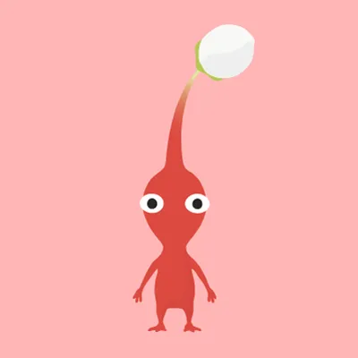 Pikmin Red, illustration by Walid Sodki