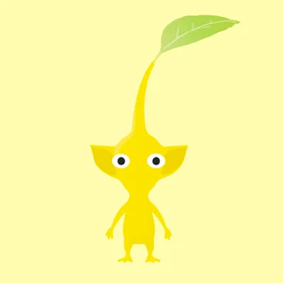 Pikmin Yellow, illustration by Walid Sodki