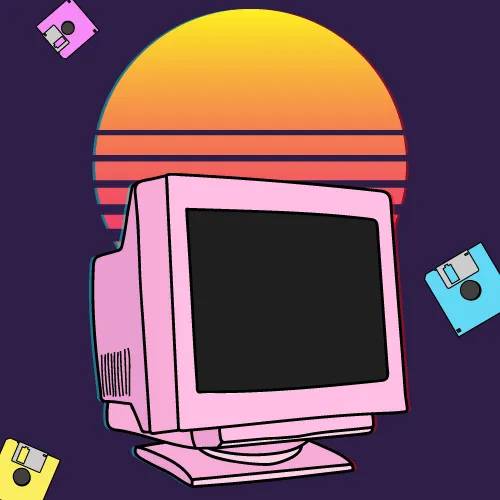 Pink CRT, illustration by Walid Sodki